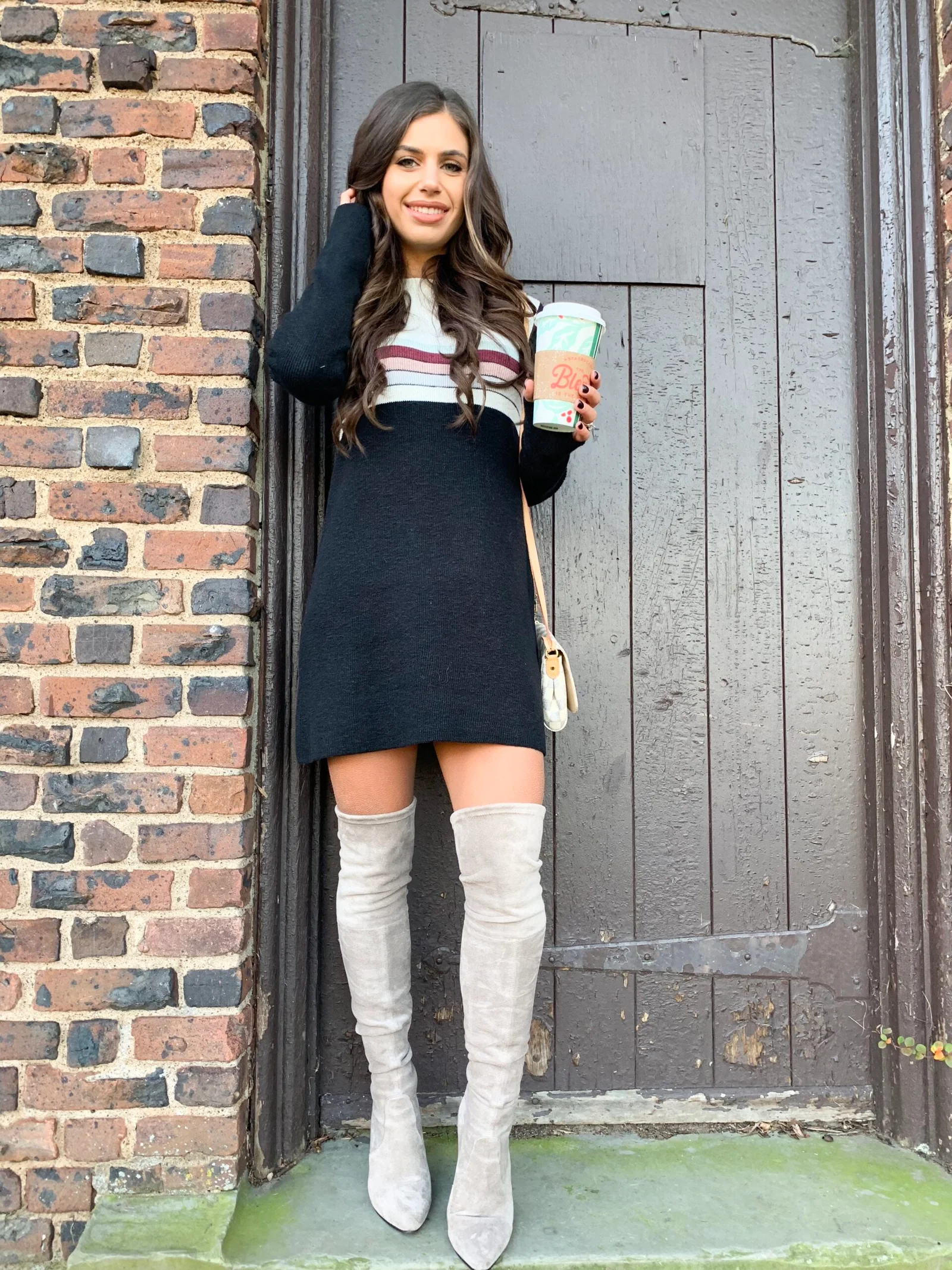 Cozy Sweater Dress Outfit