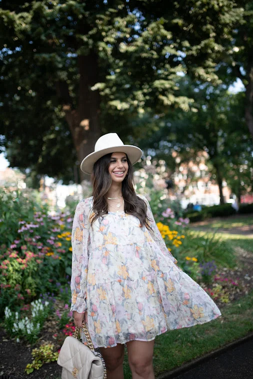 Floral Dress Date Night Look?