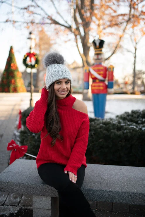 Red Sweater for the Holidays