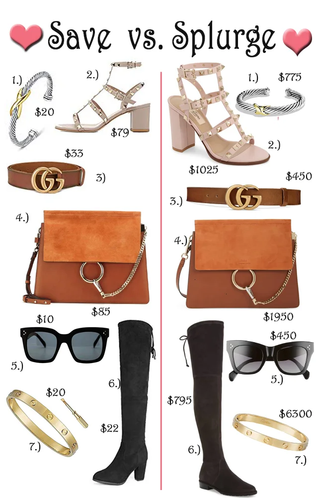 Save vs. Splurge