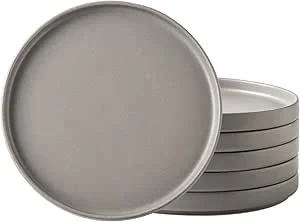 Click for more info about AmorArc Ceramic Plates Set of 6, Matte Glaze 8.0 Inch Dishes Set for Kitchen, Dessert,Salad,Appet...