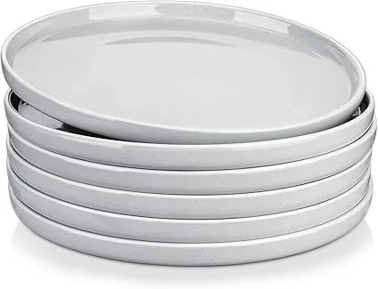 Click for more info about vancasso Sesam Dinner Plates, 10.5 Inch Round Ceramic Plates, Microwave, Oven and Dishwasher Safe...