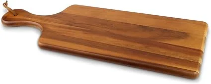 Click for more info about AIDEA Acacia Wood Cutting Board with Handle, Wooden Cheese Board Charcuterie Boards for Bread, Me...