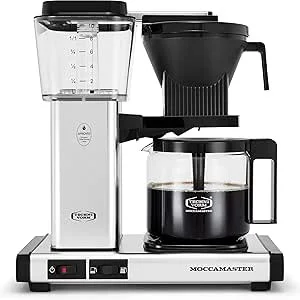 Click for more info about Technivorm Moccamaster 53941 KBGV Select 10-Cup Coffee Maker, Polished Silver, 40 ounce, 1.25l