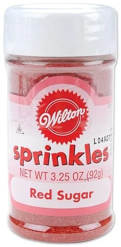 Click for more info about Wilton Sprinkles, Red Sugar, 3.25 Ounces