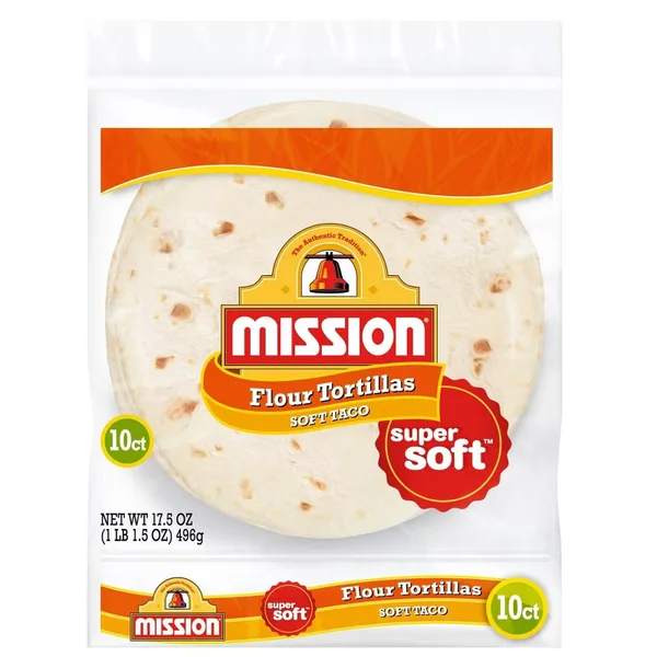 Click for more info about Mission Taco Size Flour Tortillas - 17.5oz/10ct