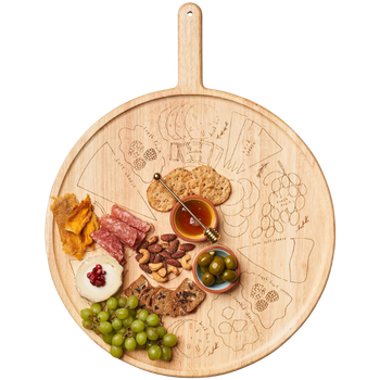 Charcuterie Board with Placement Guide